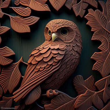 3D модель Glaucidium costaricanum (STL)